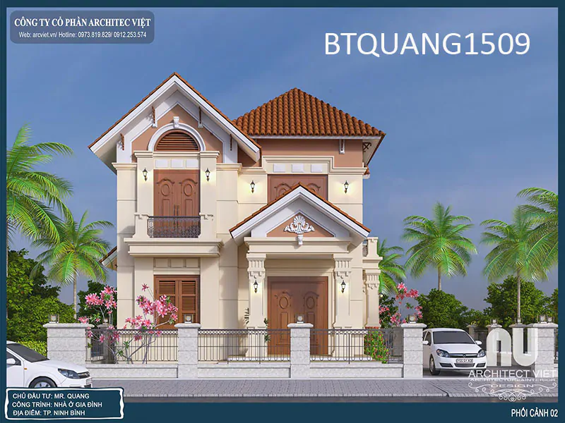 Thiết Kế Nhà Mặt Tiền 8m Sâu 10m