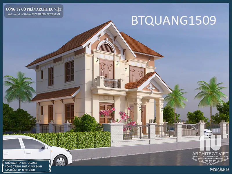 Thiết Kế Nhà Mặt Tiền 8m Sâu 10m