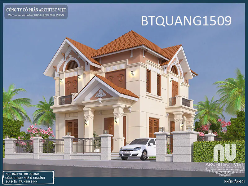 Thiết Kế Nhà Mặt Tiền 8m Sâu 10m