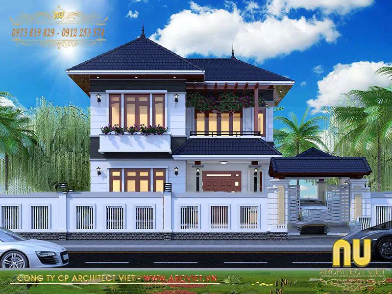 Thiết Kế Nhà Mặt Tiền 9m Sâu 8m