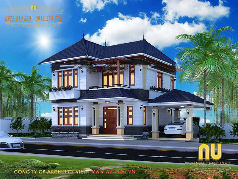 Thiết Kế Nhà Mặt Tiền 9m Sâu 8m