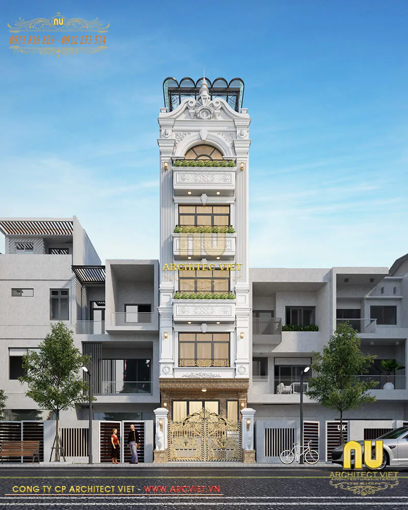 Thiết Kế Nhà Ống Đẹp 5x16m