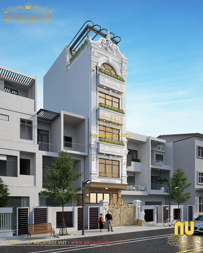 Thiết Kế Nhà Ống Đẹp 5x16m