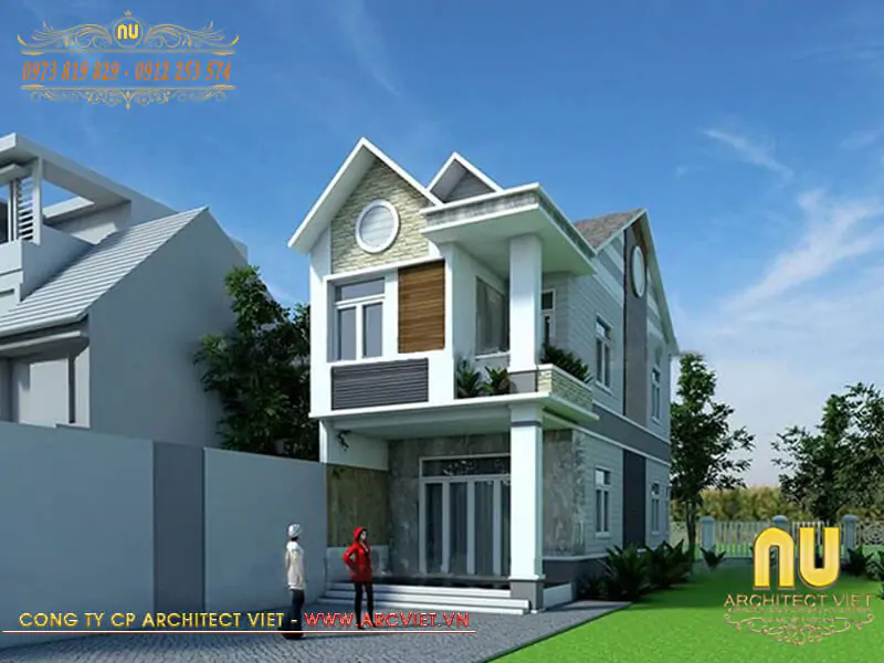 Mẫu Nhà 2 Tầng Nông Thôn 700 Triệu