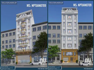 Nhà Phố Mặt Tiền 7m Tân Cổ Điển