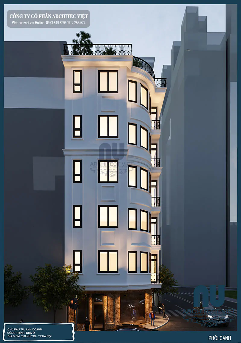 Thiết Kế Chung Cư Mini 80m2