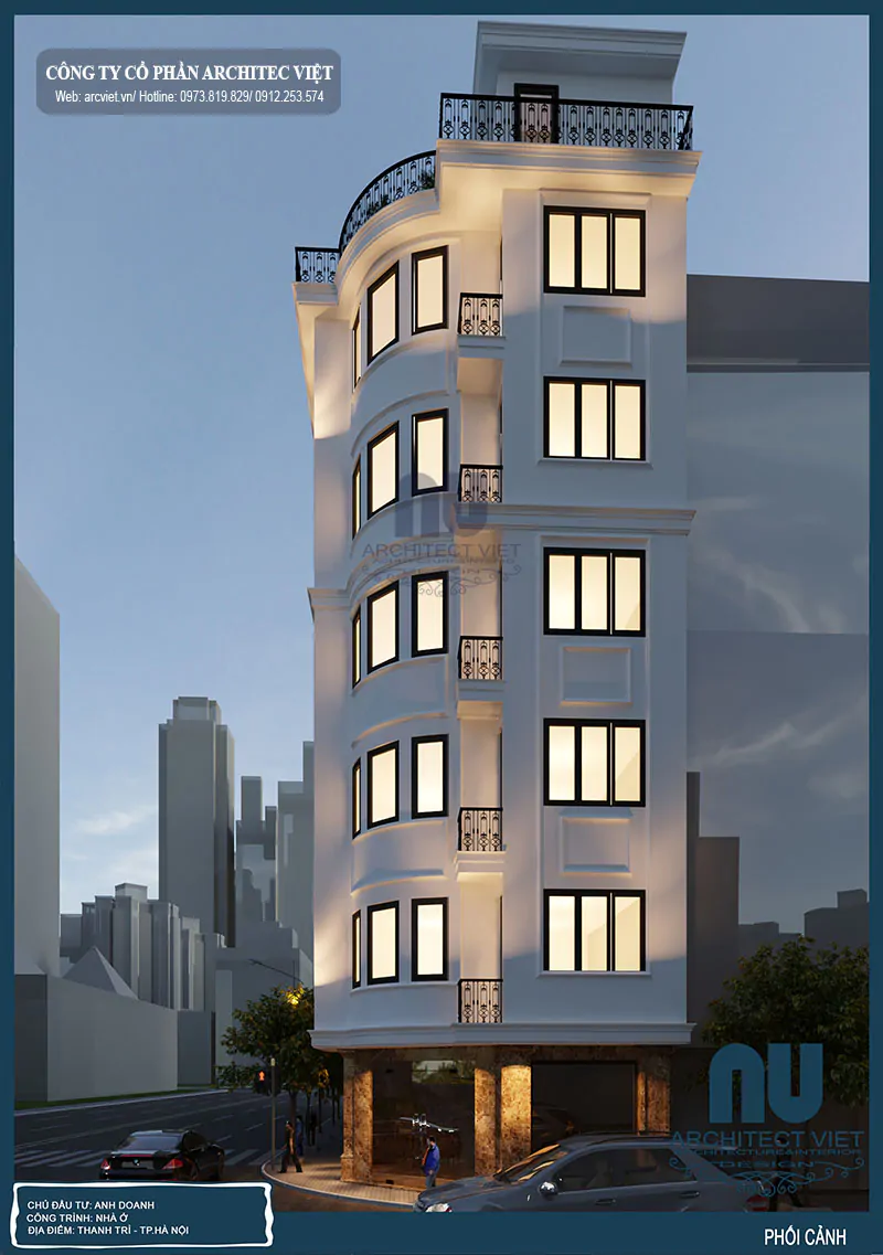 Thiết Kế Chung Cư Mini 80m2