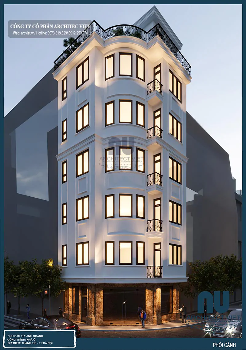 Thiết Kế Chung Cư Mini 80m2