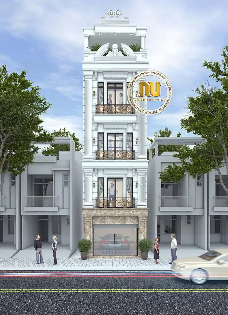 Thiết Kế Nhà 40m2 Có Thang Máy