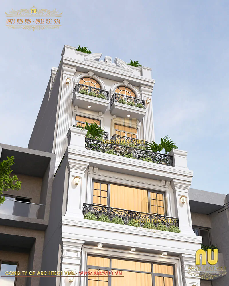 Thiết Kế Nhà Ống Mặt Tiền 6m
