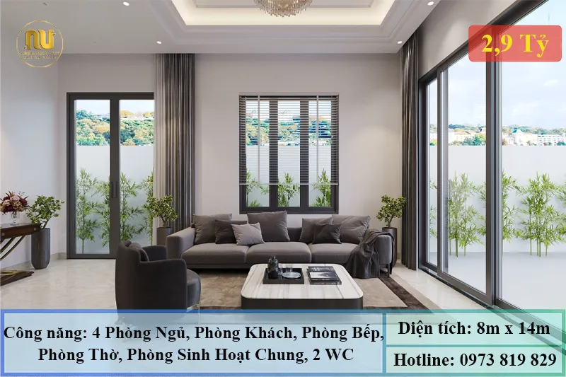 Biệt Thự Tân Cổ Điển 2 Tầng Mái Nhật