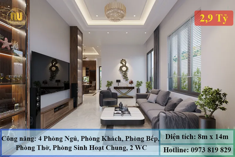 Biệt Thự Tân Cổ Điển 2 Tầng Mái Nhật
