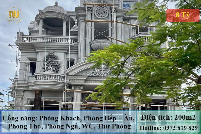 Chi Phí Xây Biệt Thự 200m2