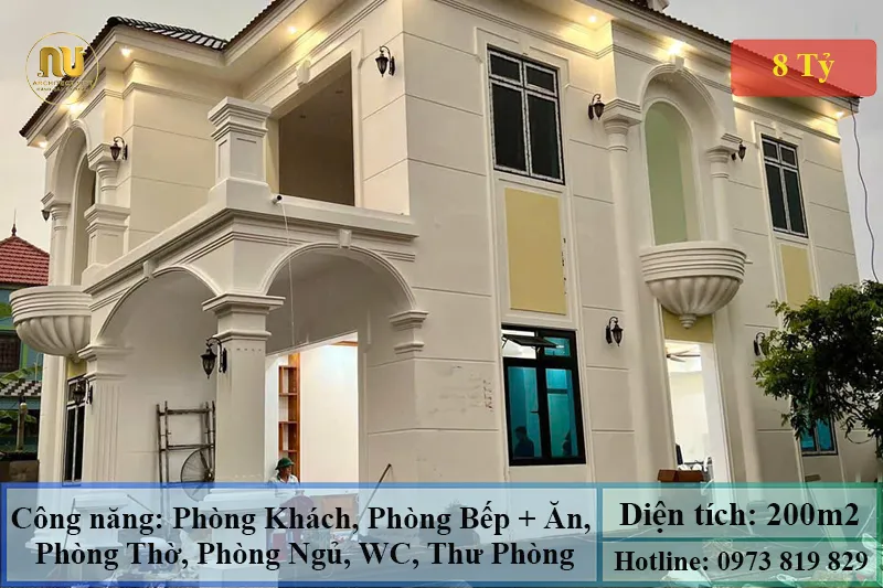 Chi Phí Xây Biệt Thự 200m2