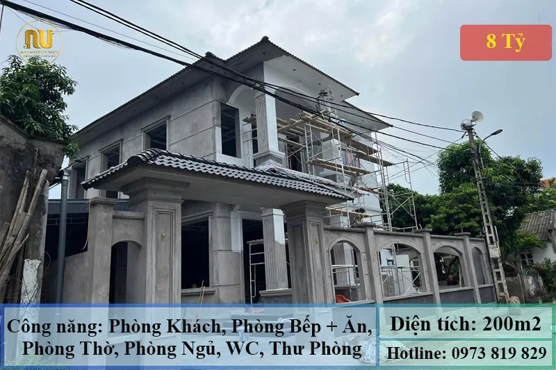 Chi Phí Xây Biệt Thự 200m2