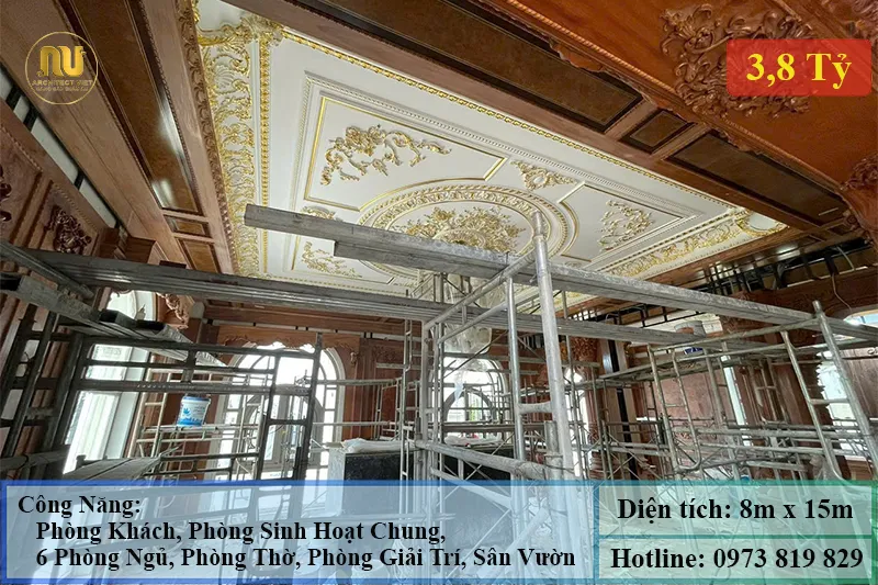 Mẫu Nhà 4 Tỷ – Thi Công Biệt Thự Tân Cổ Điển Sang Trọng