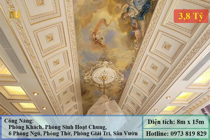 Mẫu Nhà 4 Tỷ – Thi Công Biệt Thự Tân Cổ Điển Sang Trọng