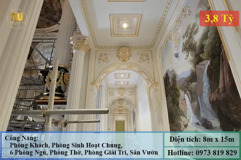 Mẫu Nhà 4 Tỷ – Thi Công Biệt Thự Tân Cổ Điển Sang Trọng