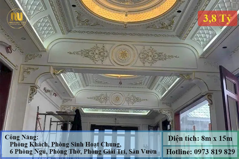 Mẫu Nhà 4 Tỷ – Thi Công Biệt Thự Tân Cổ Điển Sang Trọng