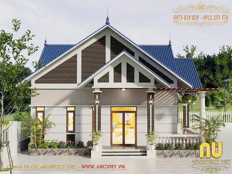 Mẫu Nhà Ngang 6m Cấp 4