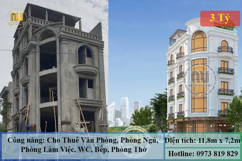 Mẫu Xây Nhà Phố Lô Góc
