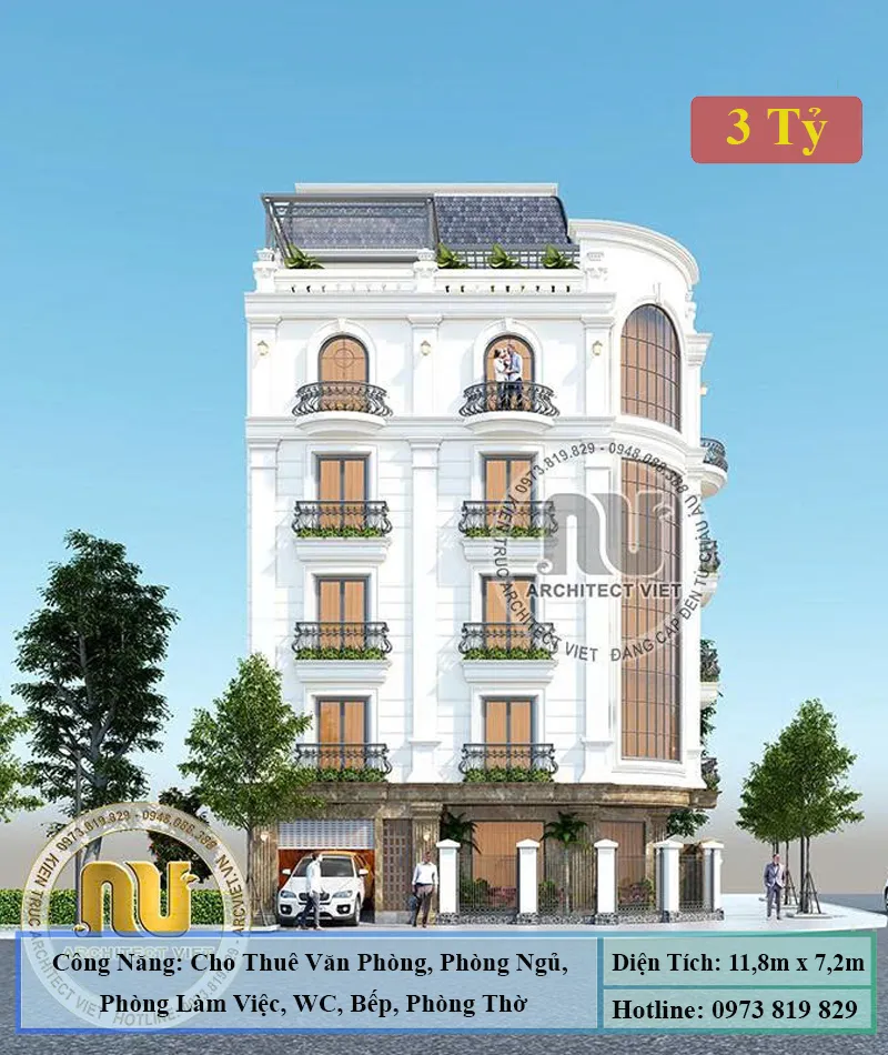 Mẫu Xây Nhà Phố Lô Góc