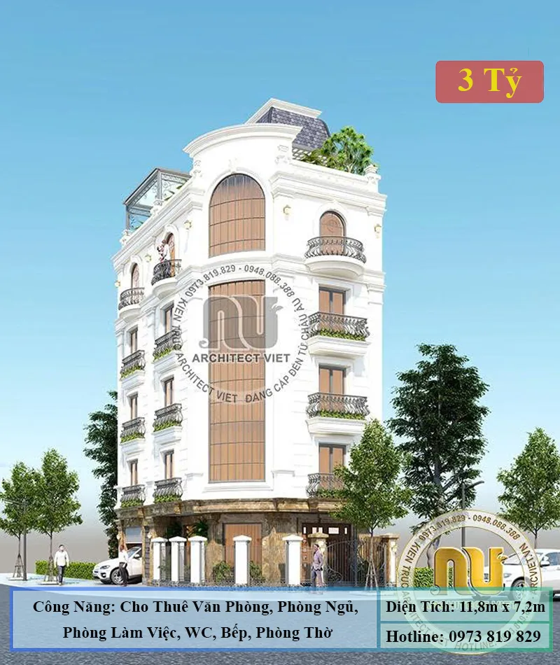 Mẫu Xây Nhà Phố Lô Góc