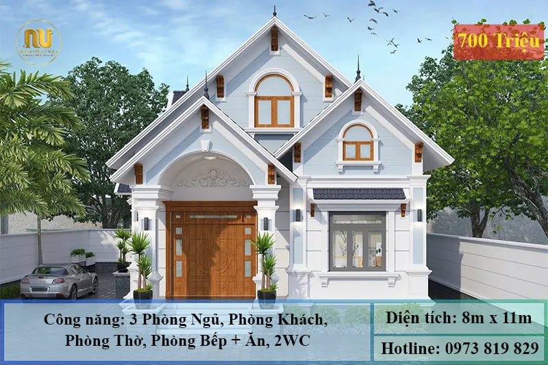 Nhà Cấp 4 Nông Thôn 3 Phòng Ngủ Giá Rẻ