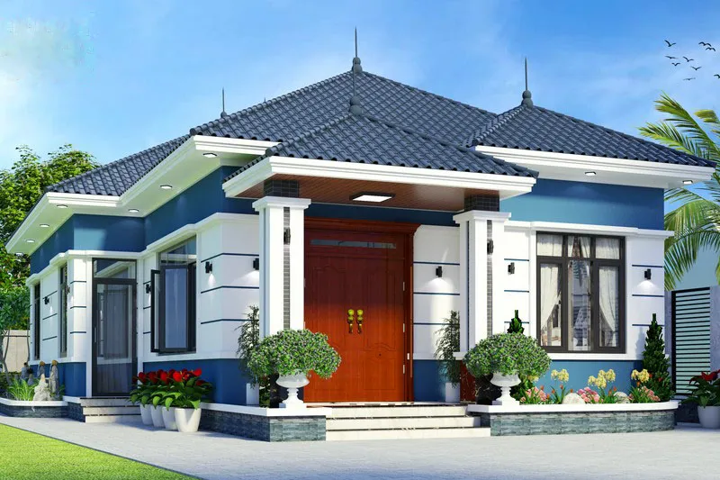 Nhà Mái Nhật 1 Tầng 4 Phòng Ngủ 180m2