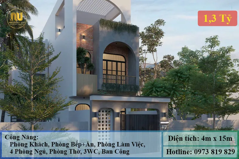 Mặt Tiền Nhà 4m 3 Tầng