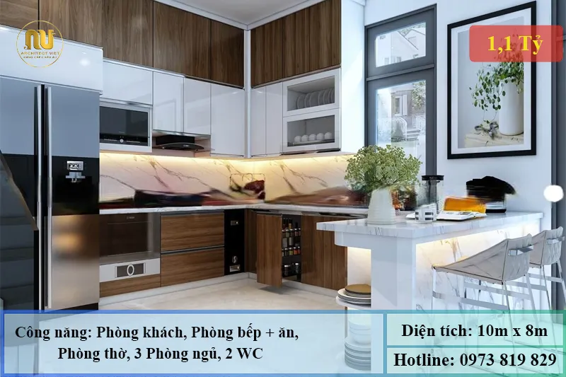 Biệt Thự 1 Tầng Tân Cổ Điển Đẹp
