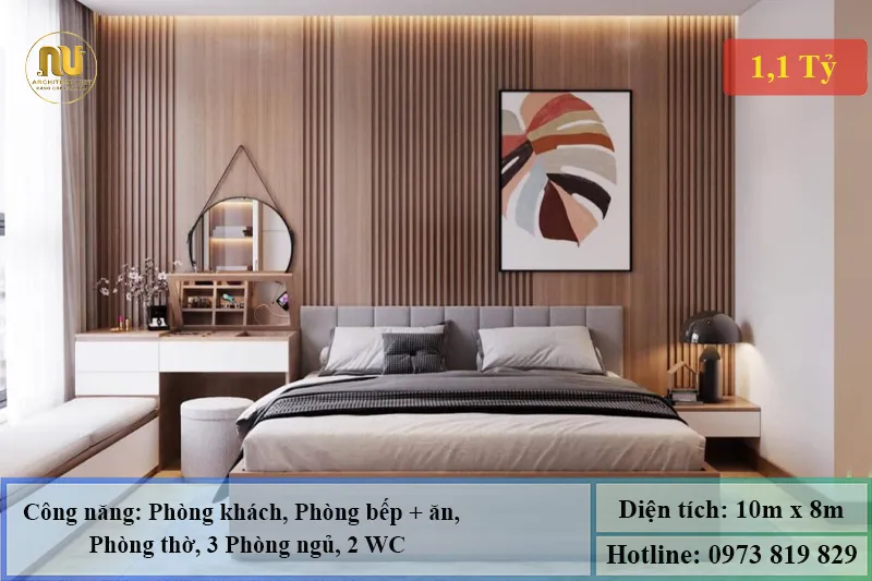 Biệt Thự 1 Tầng Tân Cổ Điển Đẹp