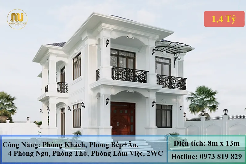 Chi Phí Xây Nhà Mái Nhật 2 Tầng