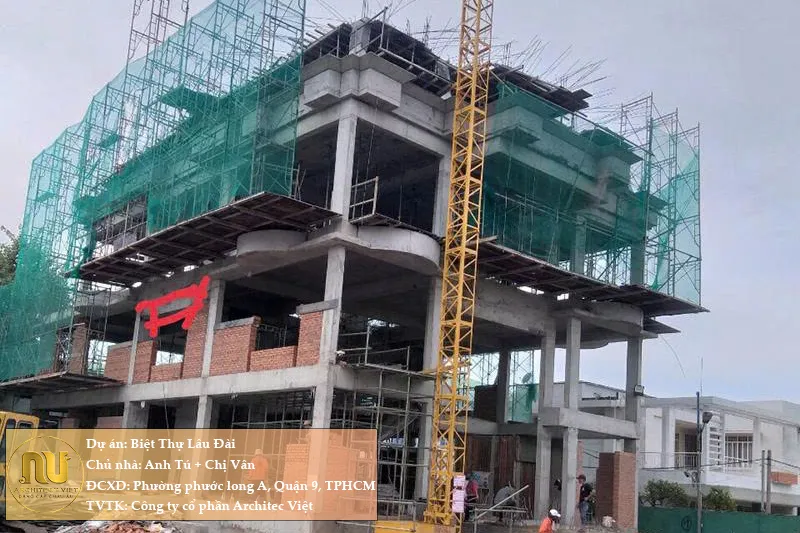 Mẫu Biệt Thự Lâu Đài 3 Tầng Đẳng Cấp Sang Trọng