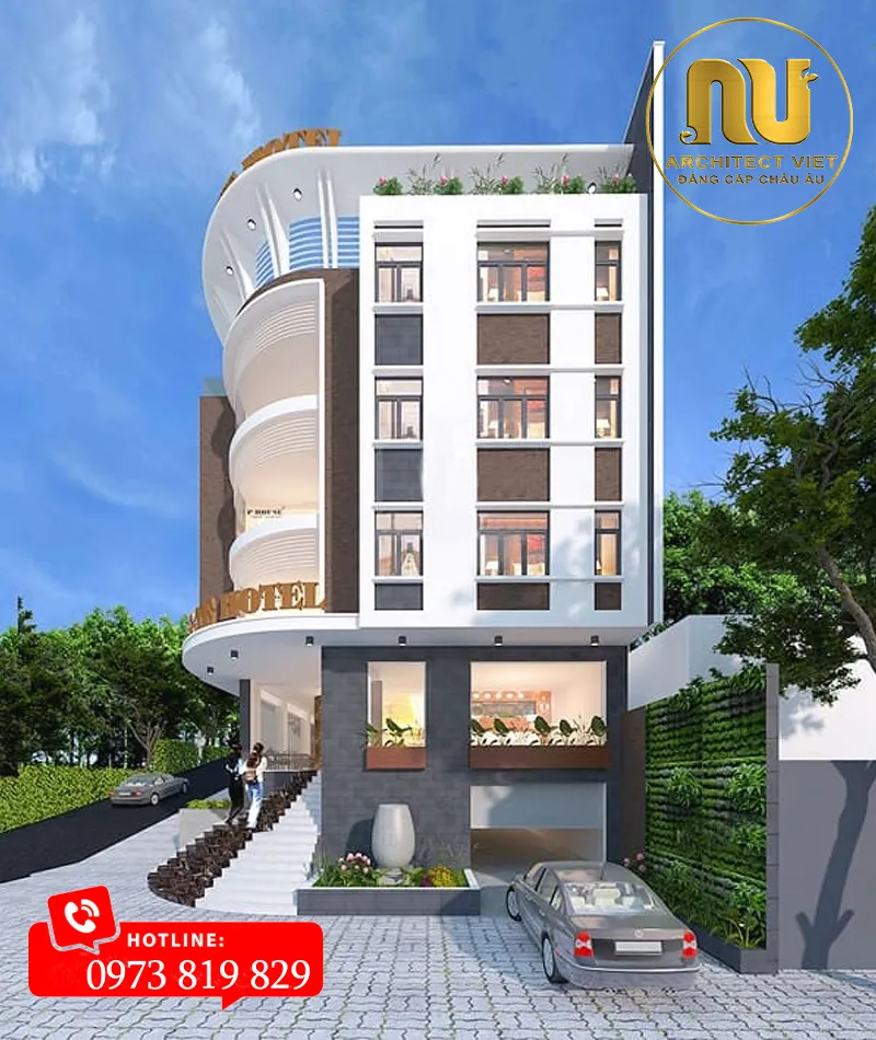 Mẫu Khách Sạn Mini 5 Tầng – Tối Ưu Cho Kinh Doanh