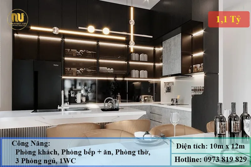 Mẫu Nhà 1 Tỷ 100 Triệu Đẹp