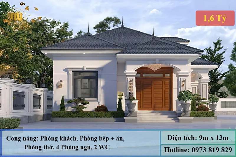 Mẫu Nhà 1 Tỷ 600 Triệu - Không Gian Sống Lý Tưởng