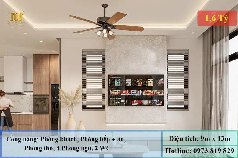 Mẫu Nhà 1 Tỷ 600 Triệu - Không Gian Sống Lý Tưởng