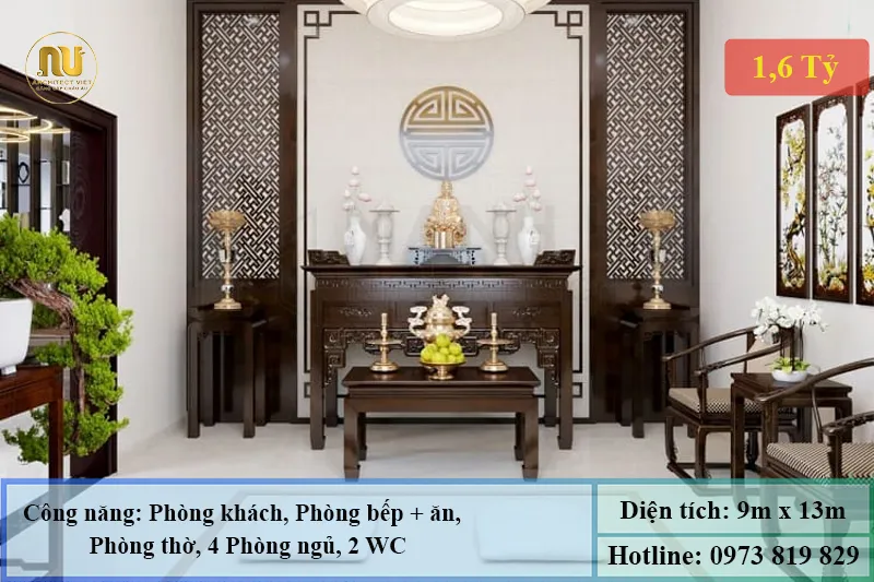 Mẫu Nhà 1 Tỷ 600 Triệu - Không Gian Sống Lý Tưởng