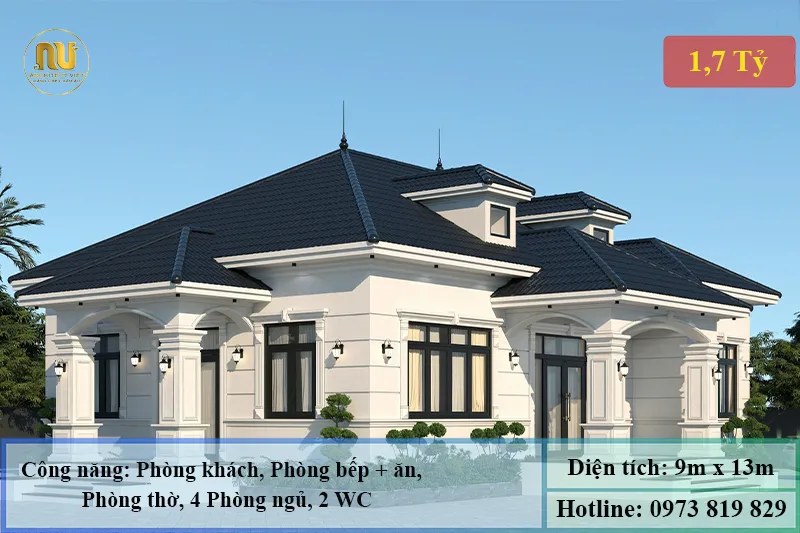 Mẫu Nhà 1 Tỷ 700 Triệu – Không Gian Sống Hiện Đại