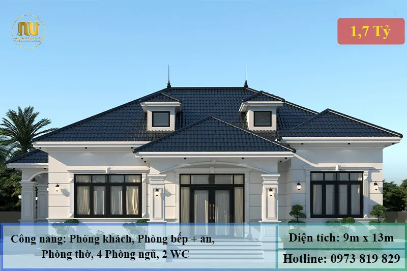 Mẫu Nhà 1 Tỷ 700 Triệu – Không Gian Sống Hiện Đại