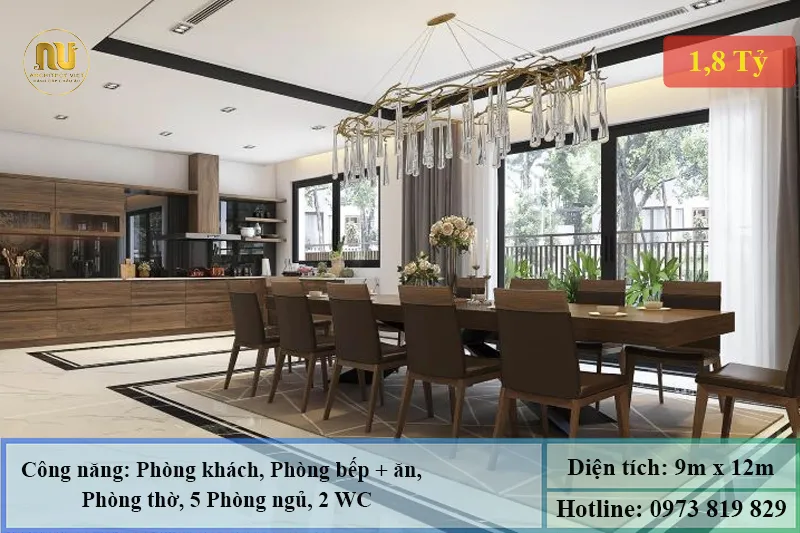 Mẫu Nhà 1 Tỷ 800 Triệu – Không Gian Sống Hiện Đại