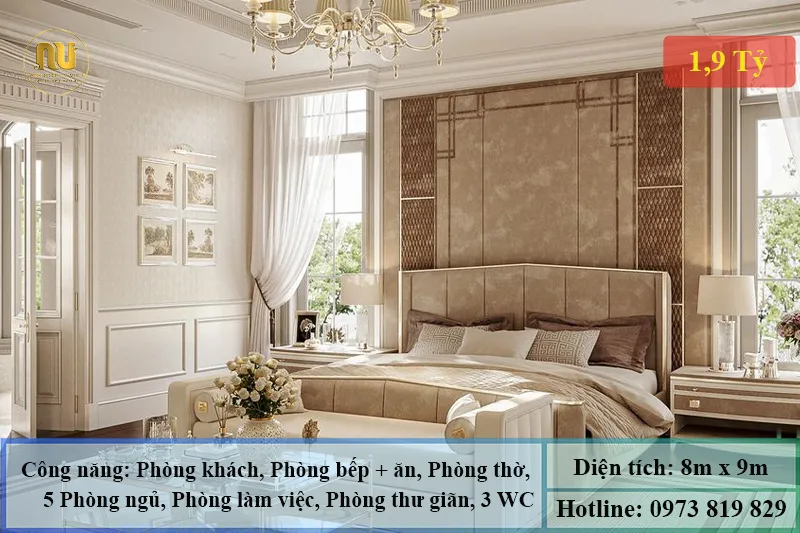 Mẫu Nhà 1 Tỷ 900 Triệu – Kiến Trúc Sang Trọng, Đẳng Cấp