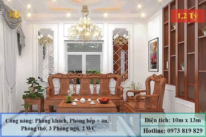Mẫu Nhà 10x13 Mái Nhật Hiện Đại – Không Gian Sống Cho Gia Đình