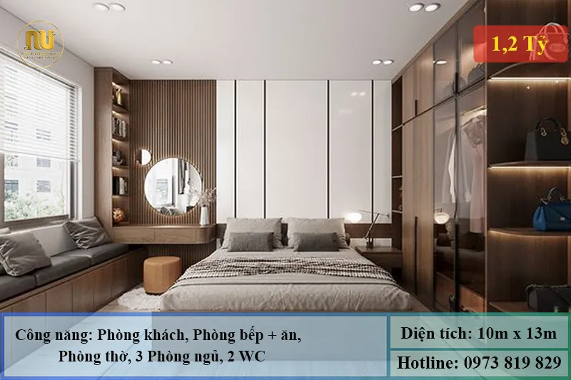 Mẫu Nhà 10x13 Mái Nhật Hiện Đại – Không Gian Sống Cho Gia Đình