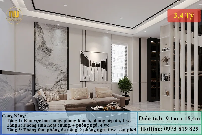 Mẫu Nhà 3 Tỷ Đẹp Hiện Đại