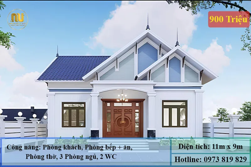 Mẫu Nhà Mái Thái 100m2 – Không Gian Hiện Đại Và Tiện Nghi