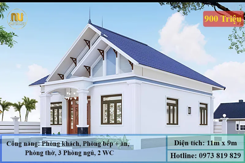 Mẫu Nhà Mái Thái 100m2 – Không Gian Hiện Đại Và Tiện Nghi