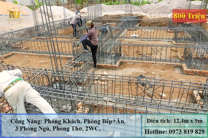 Mẫu Nhà Mái Thái 800 Triệu