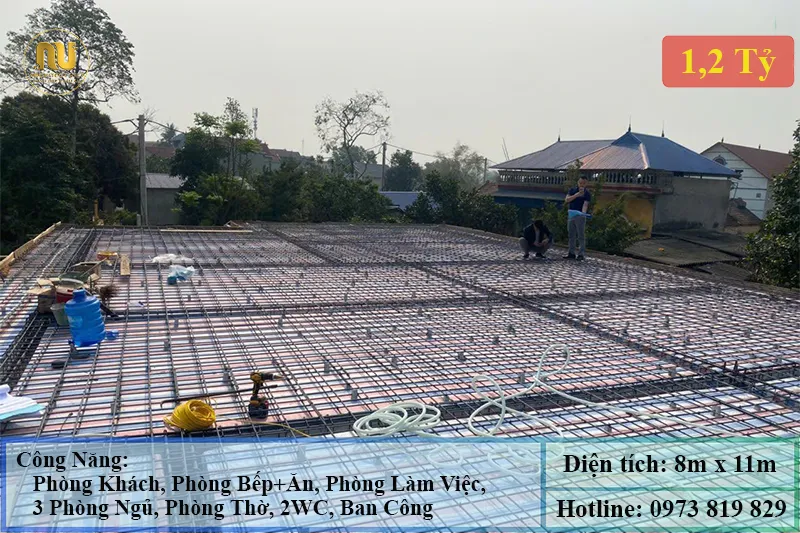 Mẫu Thiết Kế Nhà 8x11m